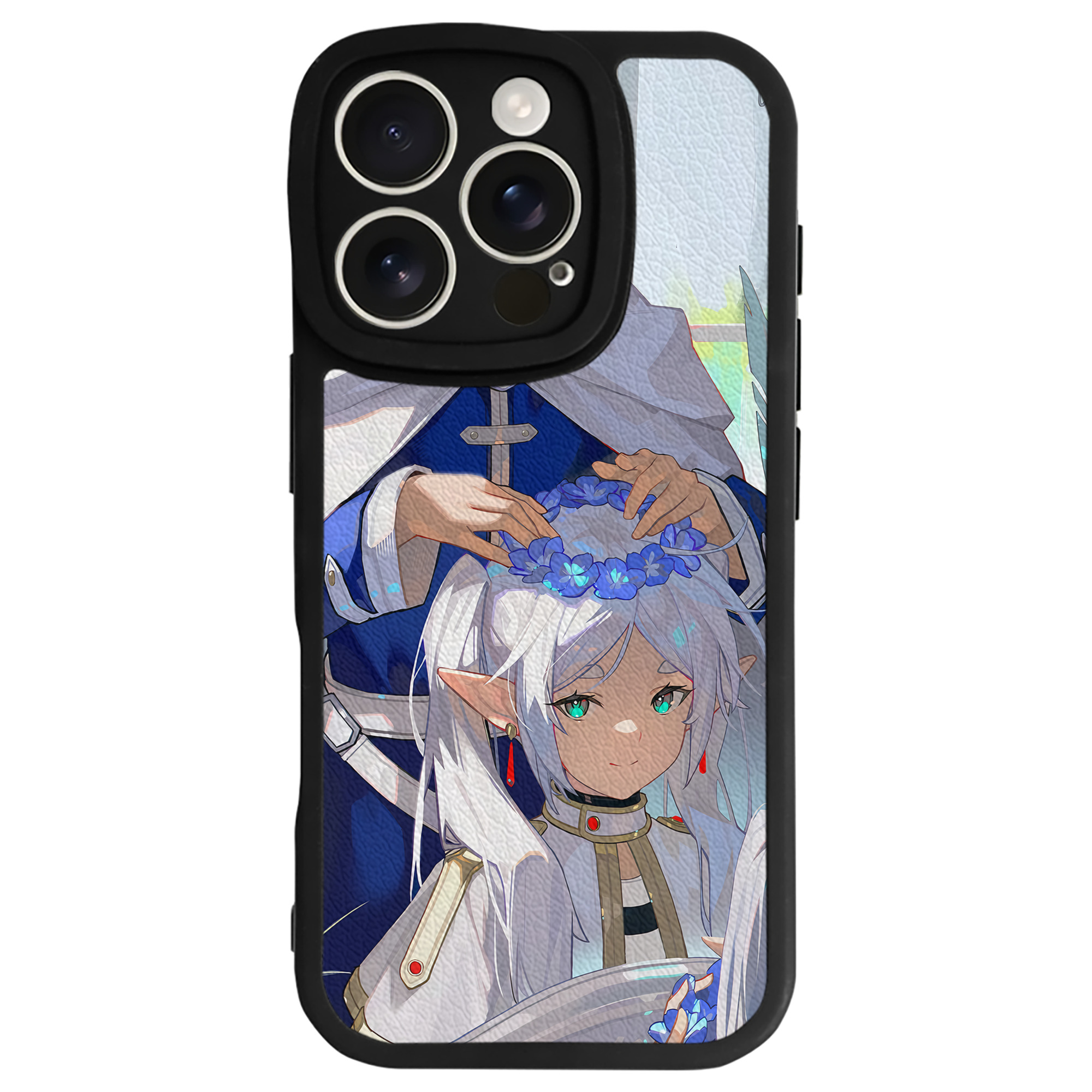 （画像用） 葬送のフリーレン Frieren 【iPhone 16シリーズ対応】シリコンスマホケース（レザー調） 材質：シリコン